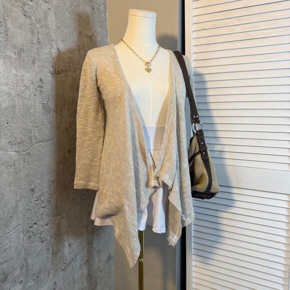 Cato Grey & Cream Boho Cardigan - Picture 3 of 8